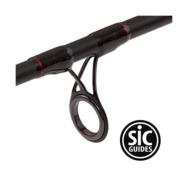 Quantum Premium Spinnrute Drive Spin Angelrute Spinnfischen Allround Raubfisch-Angeln, Schwarz-Silber, 2,40 m – Bild 5