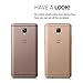 kwmobile Case Compatible with OnePlus 3 / 3T - Clear Case Soft Slim Flexible Protective TPU Phone Cover - Rose Gold