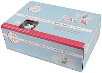 Cake Star Lowercase Alphabet Push Easy Icing Plunger Cutter Set