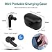 Ephram K8 Latest Bluetooth 5.0 True Wireless Earbud with Portable Charging Case,in-Ear TWS Single Right Ear Headset,Lightweight 5g,Built-in Mic Headphone,Sports Earphone,18 Hours Total Playtime,Black