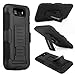 Cellularvilla Kickstand Case For BLU Studio 5.5 D610a 3pc 3rd Gen Hard Soft Hybrid Kickstand Case with Holster Belt Clip Case Cover + Stylus Touch Pen