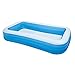 Intex Swim Center Family 72 x 120 Inch Swimming Pool and Quick Fill Air Pump