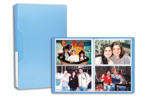 Pioneer Photo Albums CF-2 72-Pocket Poly Cover Space Saver Photo Album, Blue