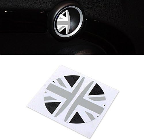 TTN Sticker for Mini Cooper R55R56R57R58R59R60R61 Car Styling Accessories Interior Pull Handle Decoration Sticker Grey Jack