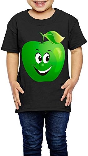 CHZS Little Boys' Cartoon Fruit Apple Miling Face T-Shirt