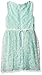 Speechless Girls' Textured Knit Flocked Tulle Dress