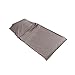 OUTRY Travel and Camping Sheet, Sleeping Bag Liner/Inner, Lightweight Summer Sleeping Bag - Gray (Material: 100% Cotton) - M£º45.3