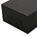 Ronvir 50Pcs Gift Bags Medium 8x4.75x10.5 Inches Black Paper Bags Recycled Black Kraft Bag For Business, Shopping, Retail, Party, Birthday, Wedding, Halloween, Christmas, Thanksgiving