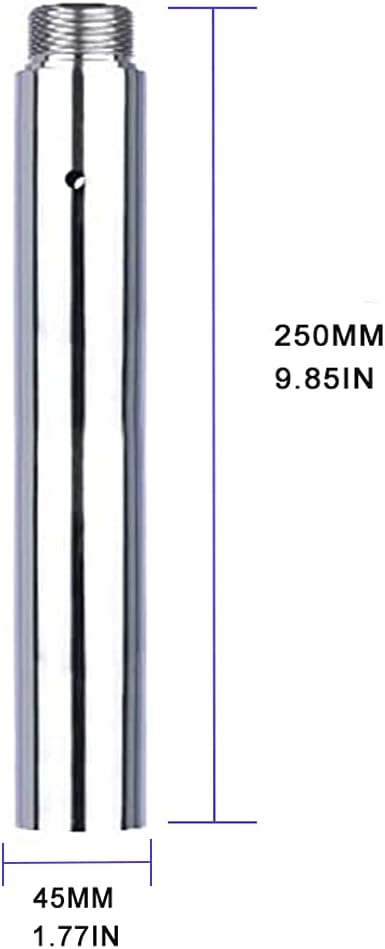 RDHOME 9.85 inch Dance Pole Extension fits Diameter 45mm Stripper Pole Stainless Steel Chrome Dancing Pole Accessories : Sports & Outdoors