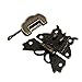 RDEXP Vintage Butterfly Shape Wooden Box Hasp Lock Latch for Wooden Box