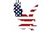 Rogue River Tactical 6x5 Large American Eagle USA Flag Die Cut Patriotic Car Decal Window Auto Bumper Sticker Vinyl for Truck RV SUV Boat US Military