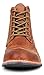 Kunsto Men's Leather Lace up Classic Brogue Boot US Size 9.5 Brown