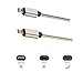 USB to Micro USB Cable Android Charger Cable Fast Charge,Short Micro USB Charging Cable 3FT Pack,USB Micro Cable Micro USB Charge Cable for Samsung Tablet/Galaxy,Kindle Charger Cord,LG,PS4-Silver Gold