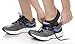 Bam&bü Women's Premium Bamboo Viscose No Show Uplifting Message Socks - 4 pairs - Grey - Small 5-7.5