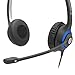 Sennheiser DeskMate Dual-Ear Corded Office Telephone Headset with Noise-Canceling Microphone.