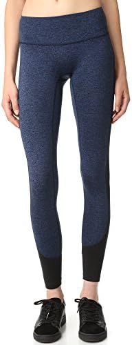 PRISMSPORT Women's Velocity Leggings, Navy Heather, Large