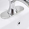 Bathroom Faucet Chrome Waterfall Sink Single Handle One Hole Vanity Basin Lavatory Commercial with Drain Assembly Supply…