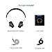 Mpow Bluetooth Headphones Wireless & Wired Convertible, Lightweight On Ear Headphones, Stereo Wireless Headset with Mic for PC/ Cell Phones