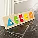 Fat Brain Toys Let's Learn Shapes! Wooden Puzzle - Classic Shape-Sorting for Preschoolers