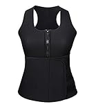 SEXYWG Neoprene Sauna Suit - Adjustable Shaper Waist Trainer Belt Tank Top Vest