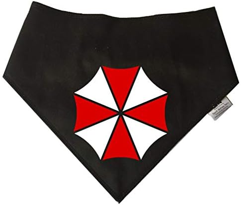 Spoilt Rotten Pets (S2) Umbrella Corporation Dog Bandana Resident Evil PlayStation Gamer Fans (Small Dog 11" - 16" Neck)