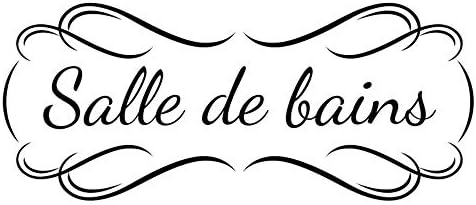DianDianwl Creative French Bathroom DIY Proverbs Wall Stickers Home Decoration Decals Coolroom Toilet Waterproof Wallpapers