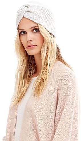 NAKEDCASHMERE Women's Rhea Turban O/S White Smoke