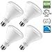 BR30 LED Bulbs, LuminWiz 9W Flood Light Bulb Dimmable, 65W Equivalent 5000K 750lm Crystal White,Medium Base (E26),UL/Energy Star,Pack of 4