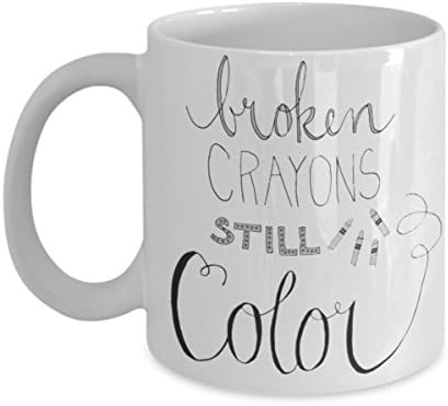 Broken crayons still color