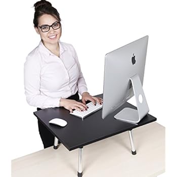 Stand Steady Executive Standing Desk - Large Surface (31.5 in x 22 in) - New Taller Model with Non-Skid Feet (Original - Medium)