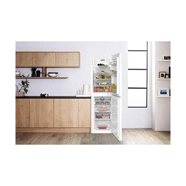 Hotpoint-HBNF55181W-245-Litre-Freestanding-Fridge-Freezer-5050-Split-Frost-Free-55cm-Wide-White Hotpoint HBNF55181W 245 Litre Freestanding Fridge Freezer 50/50 Split Frost Free 55cm Wide - White