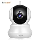 Sricam 720P HD Wireless Security Camera,WiFi Video Security IP Camera with Motion Detection Two Way Audio Night Vision Indoor Pan/Tilt/Zoom Home Security Camera for Baby Elder Pet with IOS/Android APP