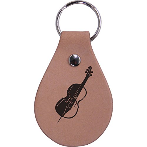 image for CustomGiftsNow Personalized Engraved Cello Genuine Custom Leather 3-in