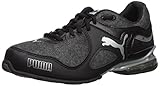 PUMA Women's Cell Riaze WN Sneaker, Black/Steel Gray, 9 M US