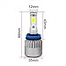 LED Headlight Bulbs H11 Headlamp bulb All-in-One Conversion Kits 6000K Cool White 8000LM 72W Extremely Super Bright COB Chips Fog Light Halogen Headlight Replacement Bulb- Pack of 2