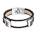 For Fitbit Alta Bands, bayite Leather Bands Fitbit Alta Replacement Accessory Bracelet Chocolate Brown Small 5.5