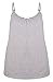 Intimate Portal Women Snuggle-Touch Cotton Maternity Nursing Cami Tank Gray L
