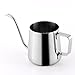 350ML(12OZ) Long Narrow Spout Coffee Pots, 304 Stainless Steel Gooseneck kettle for coffee & tea, Hanging Ear Hand Blunt Pour Over Drip Pot, Hanging Ear Coffee Bag Lover