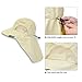 Neck Flap Sun Hat with Wide Brim, UPF 50+ Hiking Safari Fishing hat for Women Men, Sun Protection Hat for Summer Adventures Tan