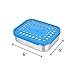LunchBots Medium Quad Snack Container - Divided Stainless Steel Food Container - Four Sections for Finger Foods On the Go - Eco-Friendly, Dishwasher Safe - Stainless Lid - Royal Dots