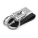 goldblue Belt Keychain Leather Belt Loop Key Holder Belt Key Chain Clips with 2 Detachable Keyring for Men