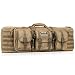 Savior Equipment American Classic Tactical Double Long Rifle Pistol Gun Bag Firearm Transportation Case w/Backpack - 36 Inch Flat Dark Earth Tan