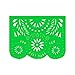 Fiesta Banner Plastic Papel Picado 2 Pack: 10 Large Multi-Colored Panels 16 feet Long for Mexican Themed Party Supplies for Festivals, Dia De Muertos, Coco Theme, Flower Decor by Ole Mission