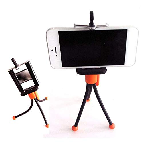 XYSQWZ Desktop-Telefon-stativ Ultrakleiner Tragbarer Metall-telefonständer - Büroteleskop-Smartphone-stativ Für Den… – Bild 4