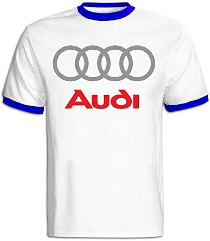 Men's Audi Logo Baseball T Shirt RoyalBlue