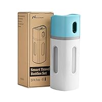 Travel Bottles, Nacuwa 4-In-1 Organized Travel Container, Refillable Travel Liquid/Lotion Container - TSA Approved