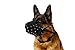CollarDirect Dog Muzzle German Shepherd Dalmatian Doberman Setter Leather Basket Medium Large Breeds (Black, Medium)