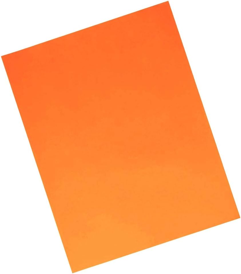 Exact Color Copy Paper, 8-1/2 x 11 Inches, 20 lbs, Bright Orange, Pack of 500 - 87300: Industrial & Scientific