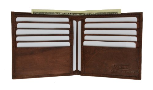 100% Genuine Leather Bi-fold Mens Wallet BD #2501CF