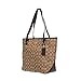 Coach Outline Signature Zip Top Tote Shoulder Bag